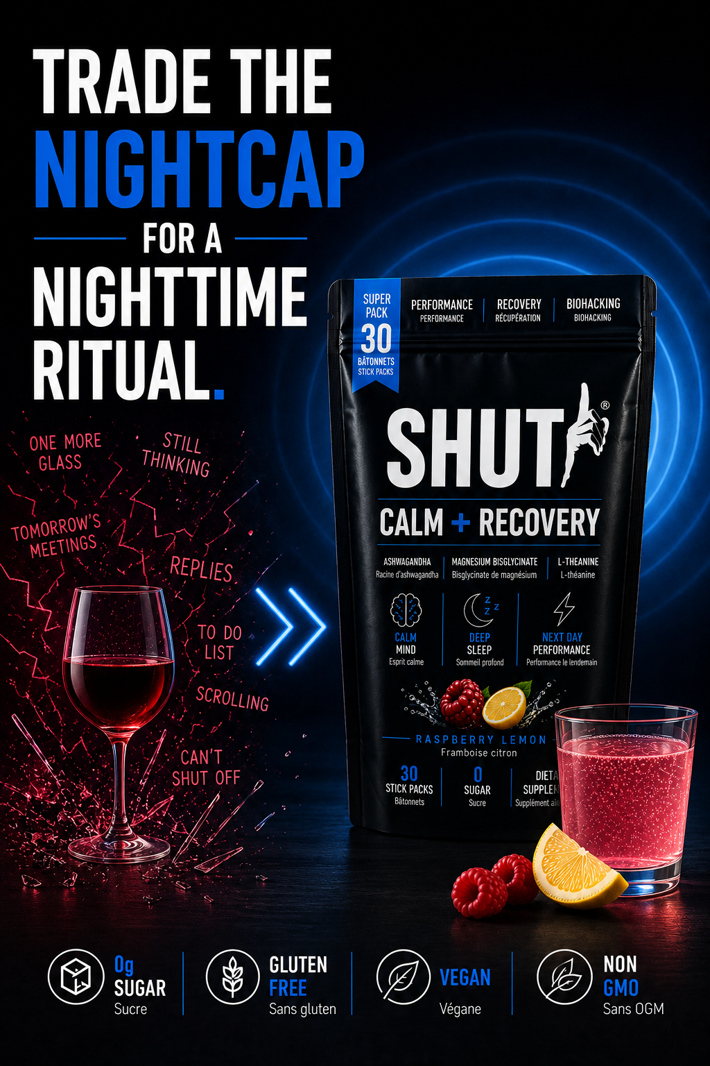 Créative statique — Trade the nightcap for a nighttime ritual