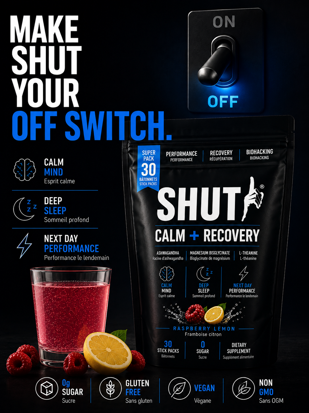 Créative statique — Make SHUT your off switch